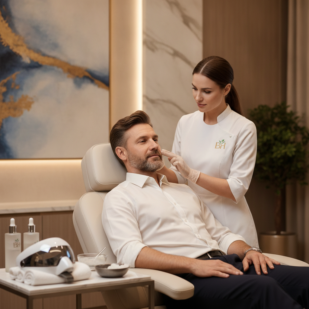 Омоложение лица для мужчин: Современные решения в Beauty House Clinic