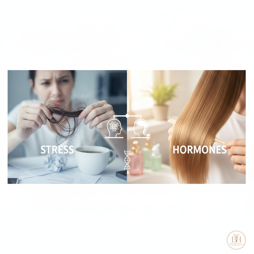 Caída del pelo por estrés o hormonas: cómo diferenciarlo y tratarlo